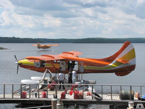 Float Plane Loading for Fly-In Fishing