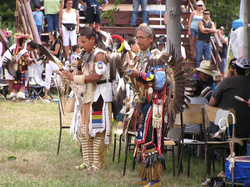 Just a couple of the fabulous outfits seen at the annual Eagle River Pow Wow that takes place in August.  Enjoy dancing, singing and traditional foods and crafts.