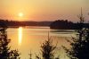 Picturesque sun set found on Wabaskang Lake.