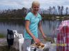 What better way to end a great day on Eagle Lake than with a dessert of s'mores made on the open fire.  Delicious!