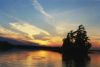 Mother Nature shows off her beautiful colours at the end of a great day on one of the many lakes in the Patricia Region.
