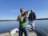 Sunshine, blue skies, open water and great fishing.  What more could one ask for on a vacation.