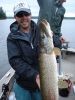 That's a huge Northern Pike.  I'm sure he'll have quite the story to tell back at the cabin at Lost Island Lodge.