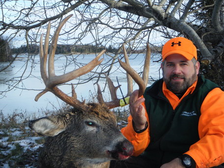 A nice buck! Shot by one of our visiting hunters. 