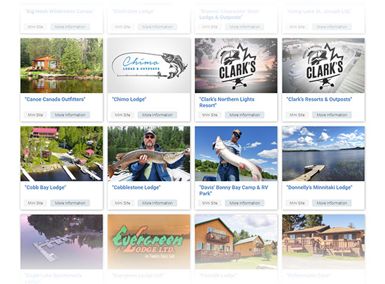 Fishing & Hunting Outfitters Mini-site
