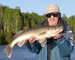walleye fishing in Ontario, Canada
